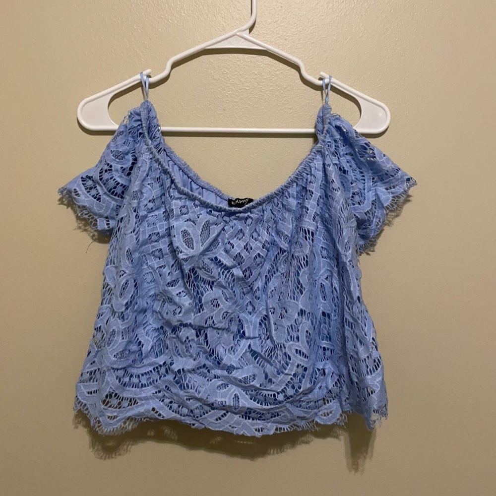 Off the shoulder Express Lace Top